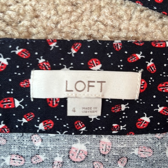 LOFT Ladybug Ruffle Wrap Skirt - Picture 5 of 9